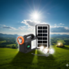 Kit de Iluminacion solar 3 expresando beneficios Multiusos - Kit de iluminación solar y eléctrico.